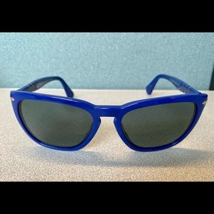 Blue Persol Polarized Sunglasses Rare Hand Made